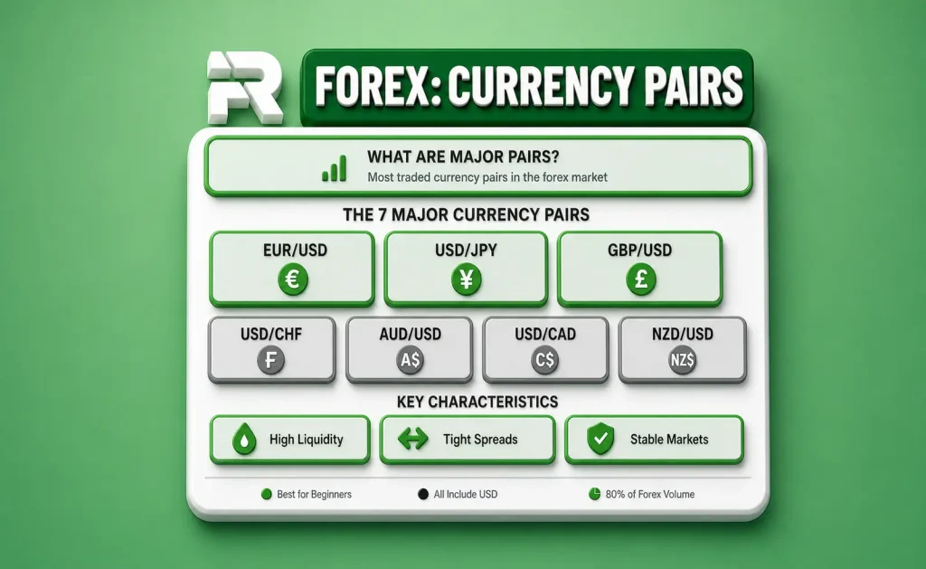 The Major Forex Currency Pairs