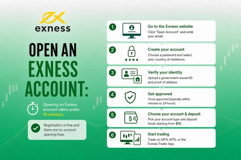 How to Open an Exness Account: Registration, Verification, and First Trade