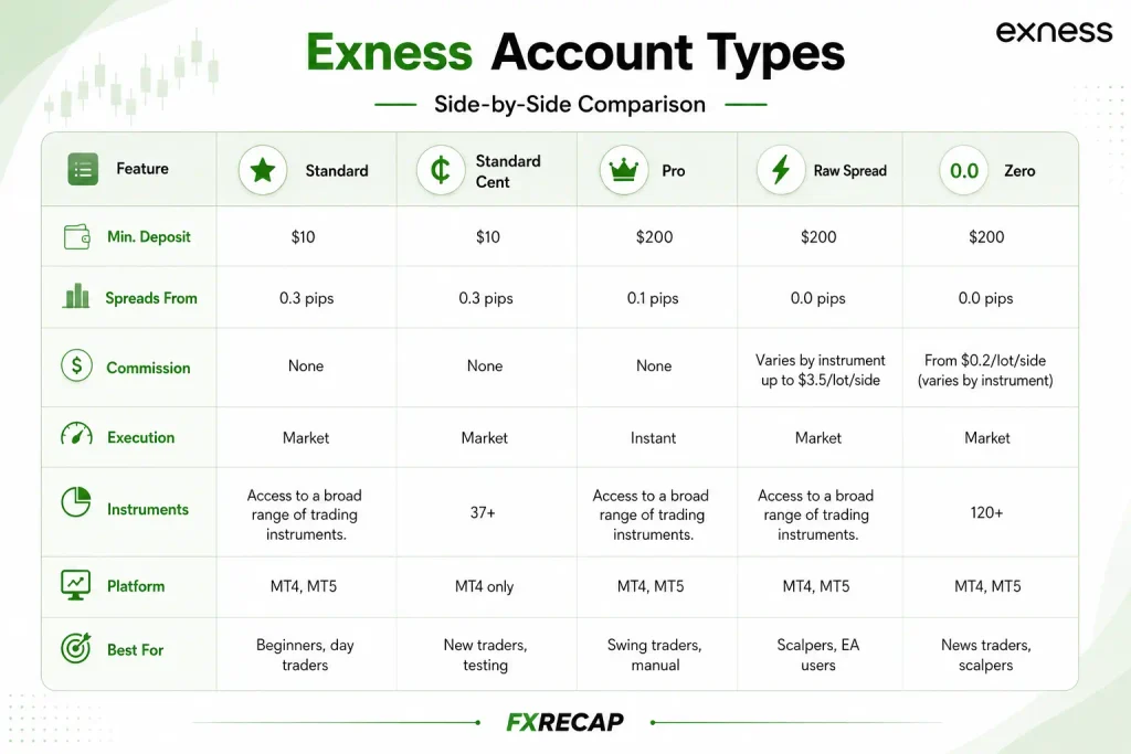 Exness Account Types 1