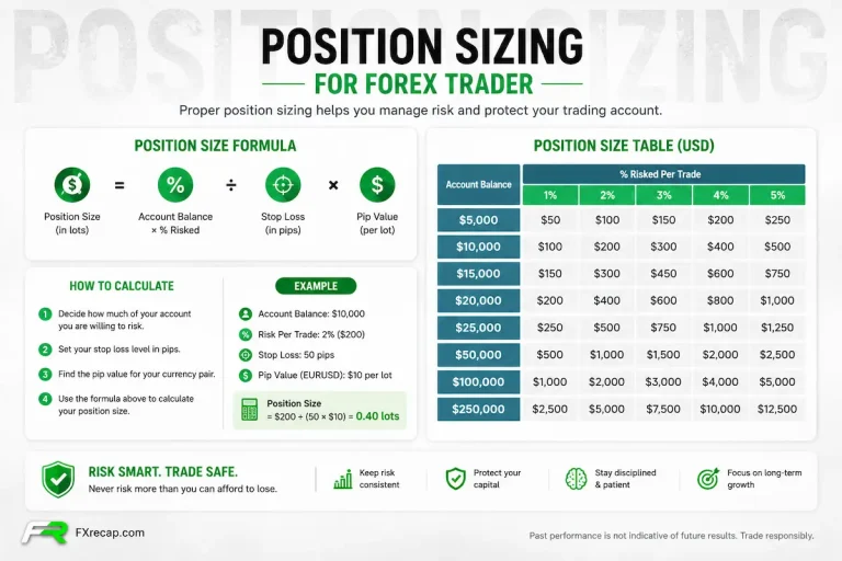 Position Sizing for Forex Trader