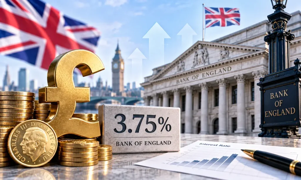 Bank of England Set to Hold at 3.75%, But Bailey Won’t Rule Out a Hike