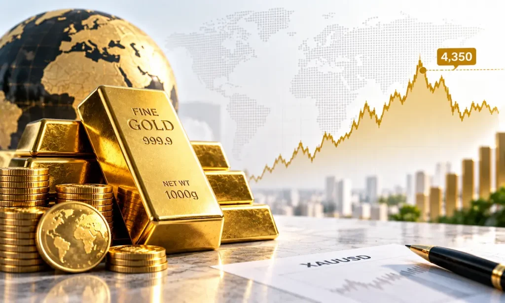 Gold Holds Near $4,350, Still a Third Off January’s Record High