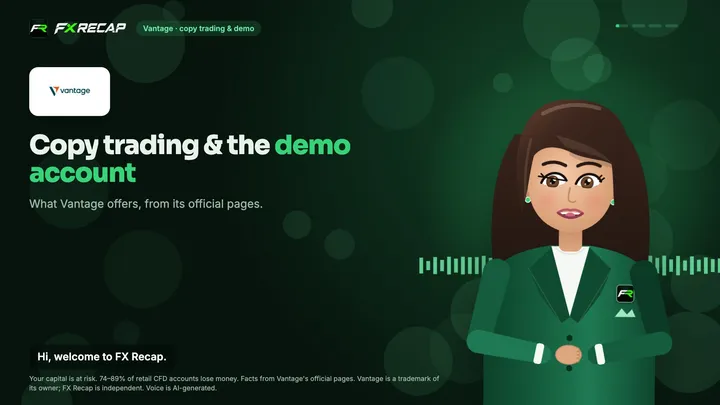 Vantage Copy Trading & Demo video