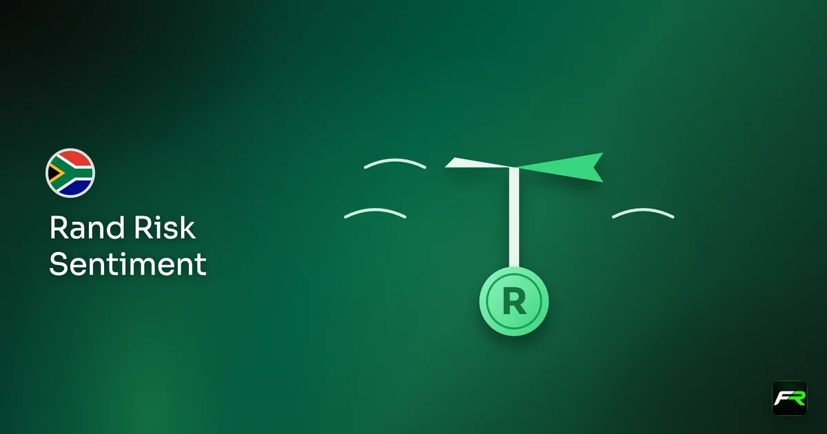 Illustration: weathervane spinning over a rand coin