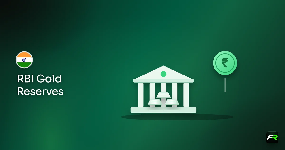 Illustration: ingot stack inside a bank with a rupee signal light