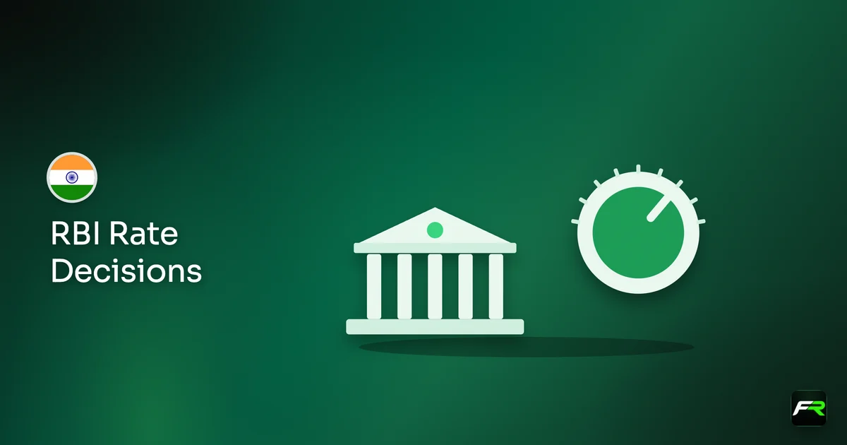 Illustration: dial knob on a bank facade turning the rate