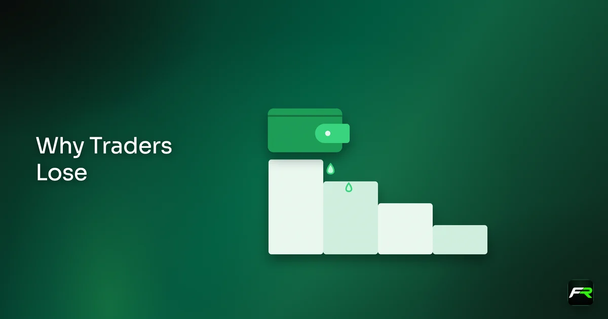 Illustration: leaking wallet over a downward stair