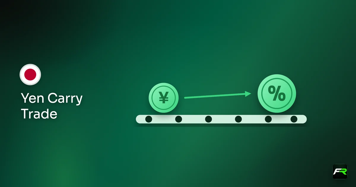 Illustration: yen coin on a conveyor carrying it to a higher-yield coin